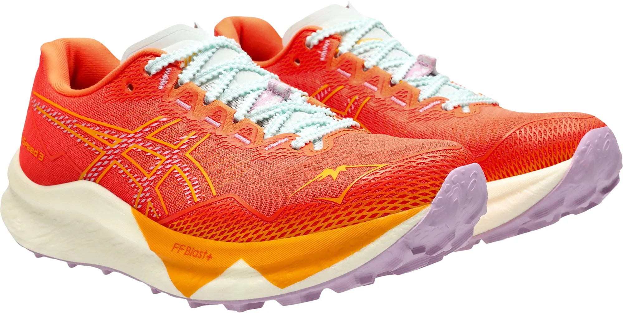 Asics FujiSpeed 3 Womens Trail Running Shoes - Orange