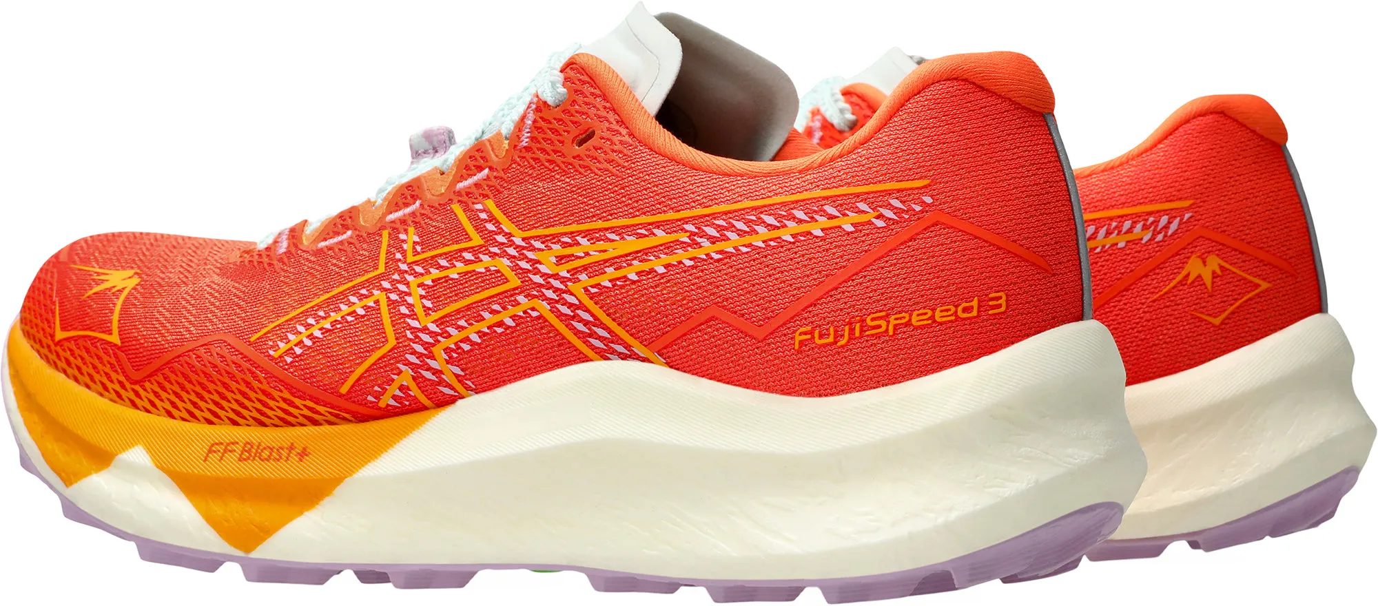 Asics FujiSpeed 3 Womens Trail Running Shoes - Orange