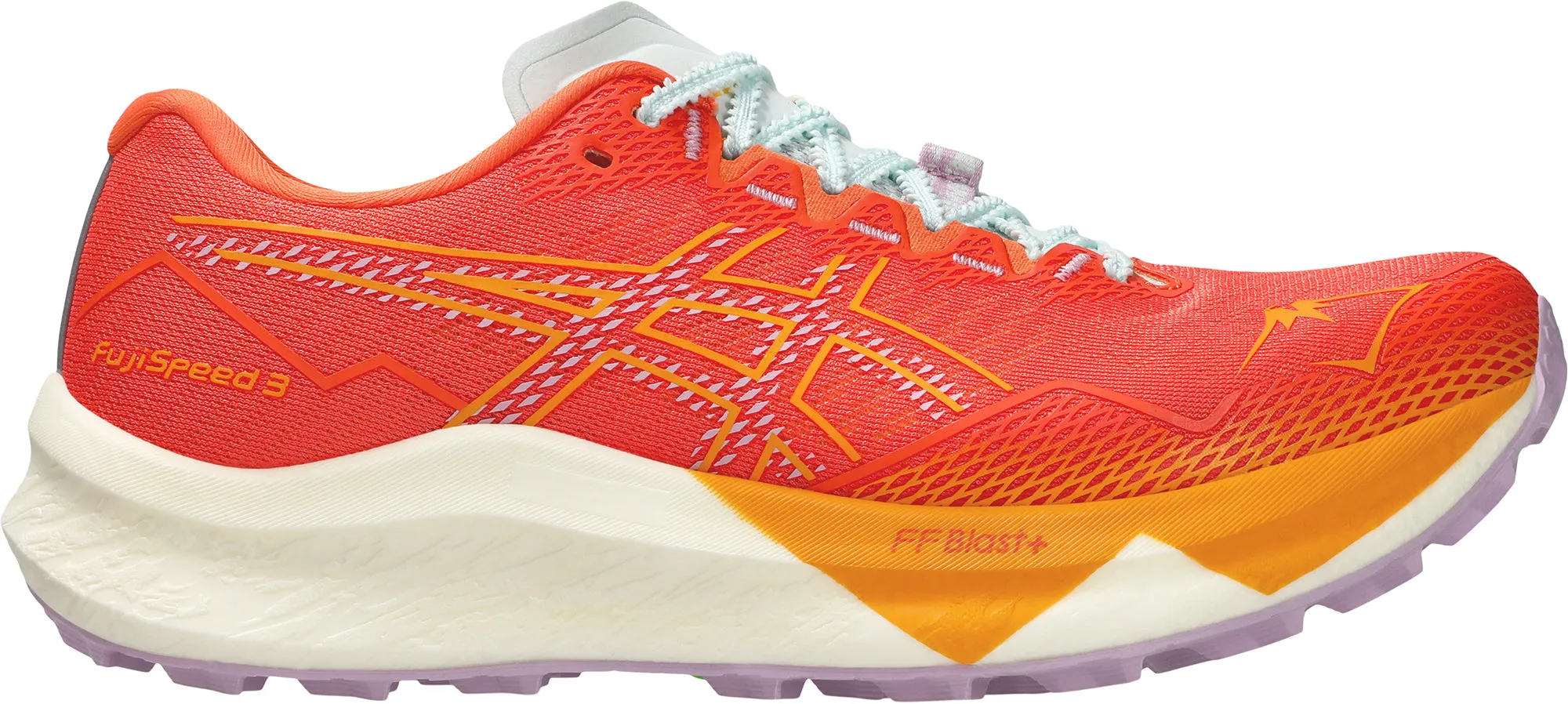 Asics FujiSpeed 3 Womens Trail Running Shoes - Orange