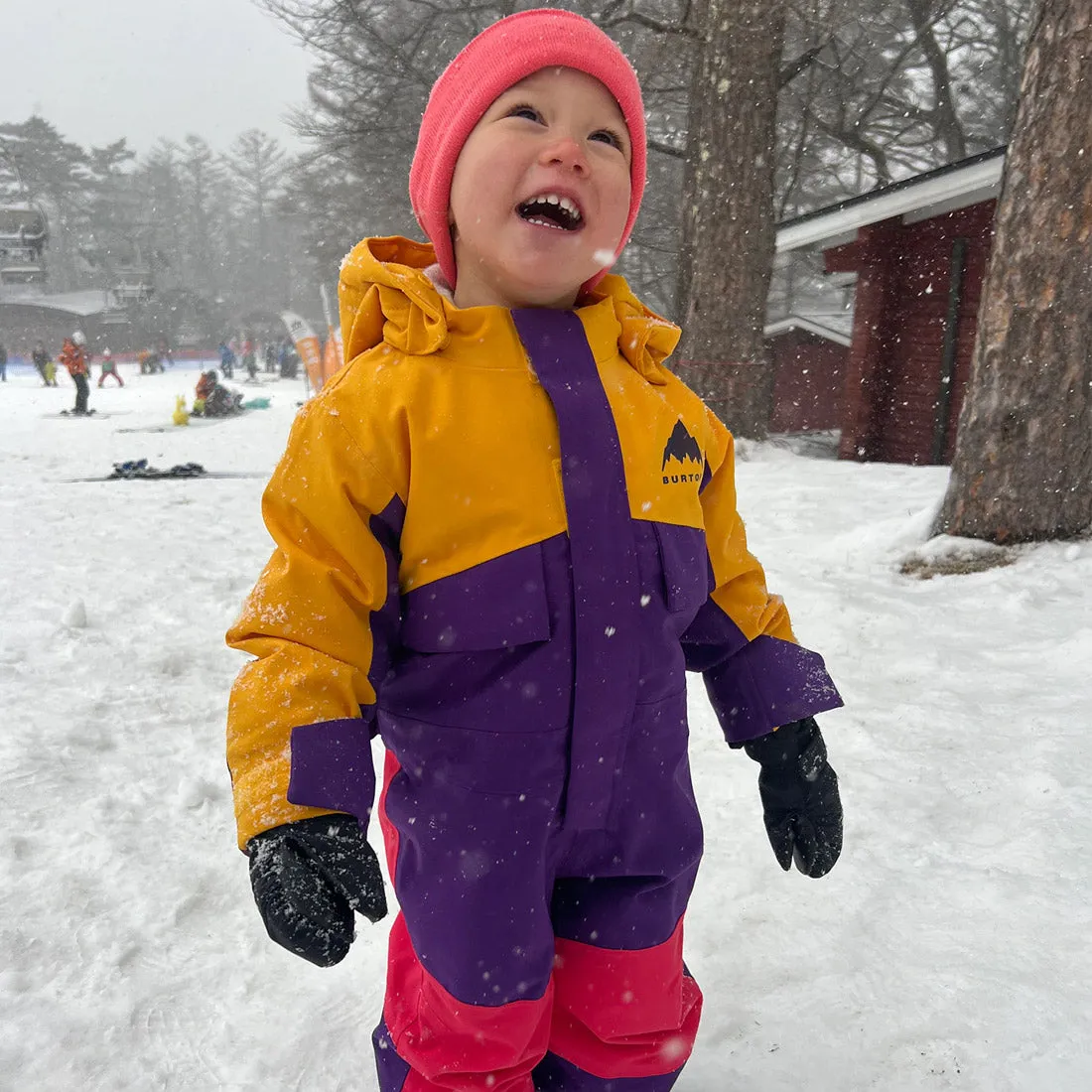 BURTON Toddler's One Piece 2025 - Goldenrod/Imperial Purple