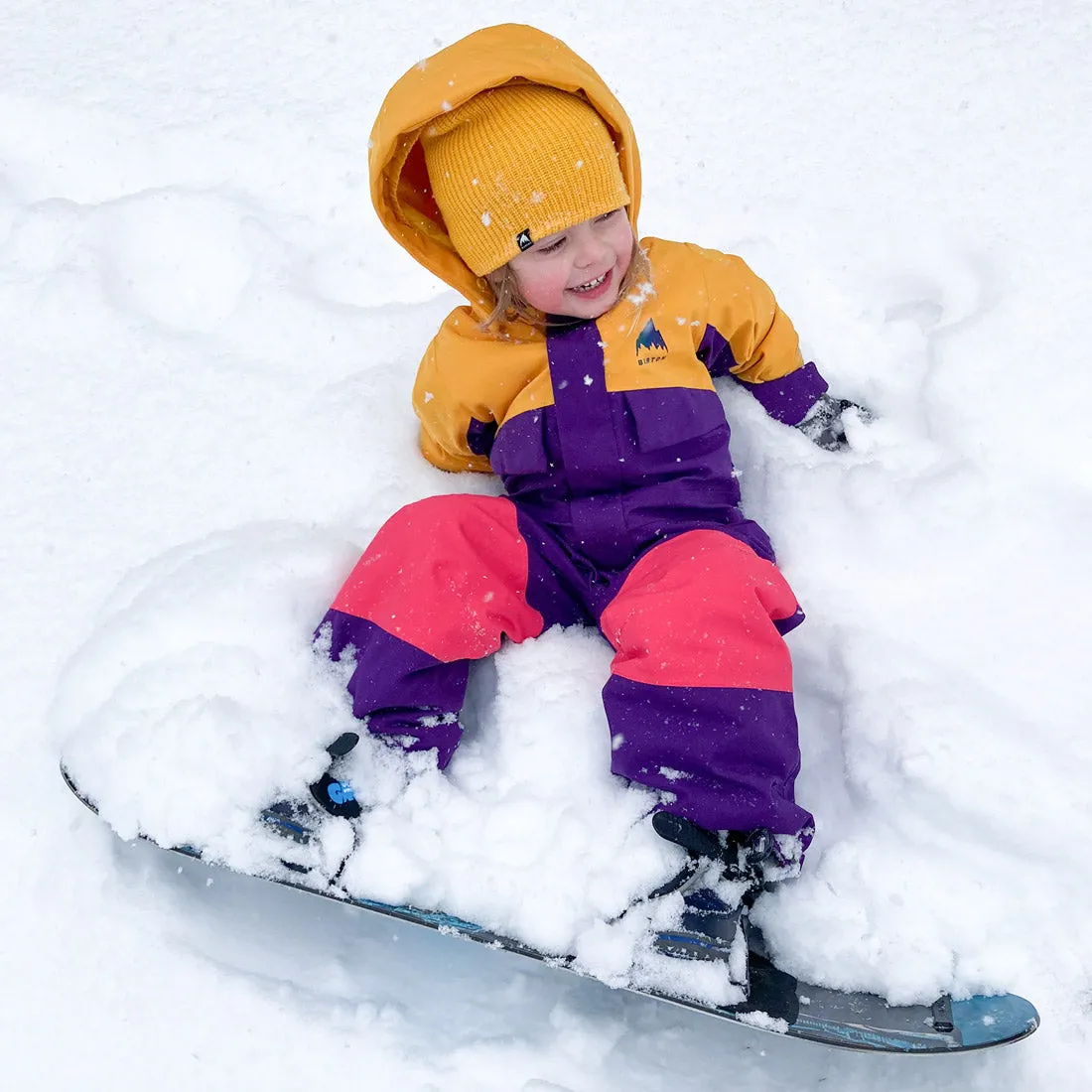 BURTON Toddler's One Piece 2025 - Goldenrod/Imperial Purple