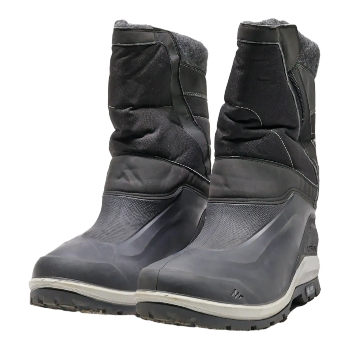 DECATHLON Waterproof Snow Boots Grey Synthetic Mens UK 9.5