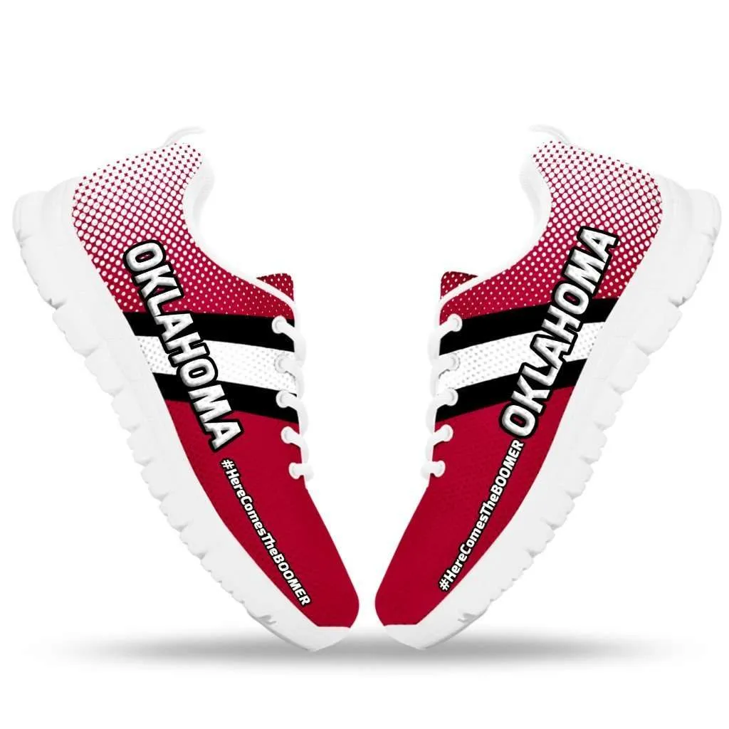 #HereComesTheBoomer Oklahoma Fan Running Shoes