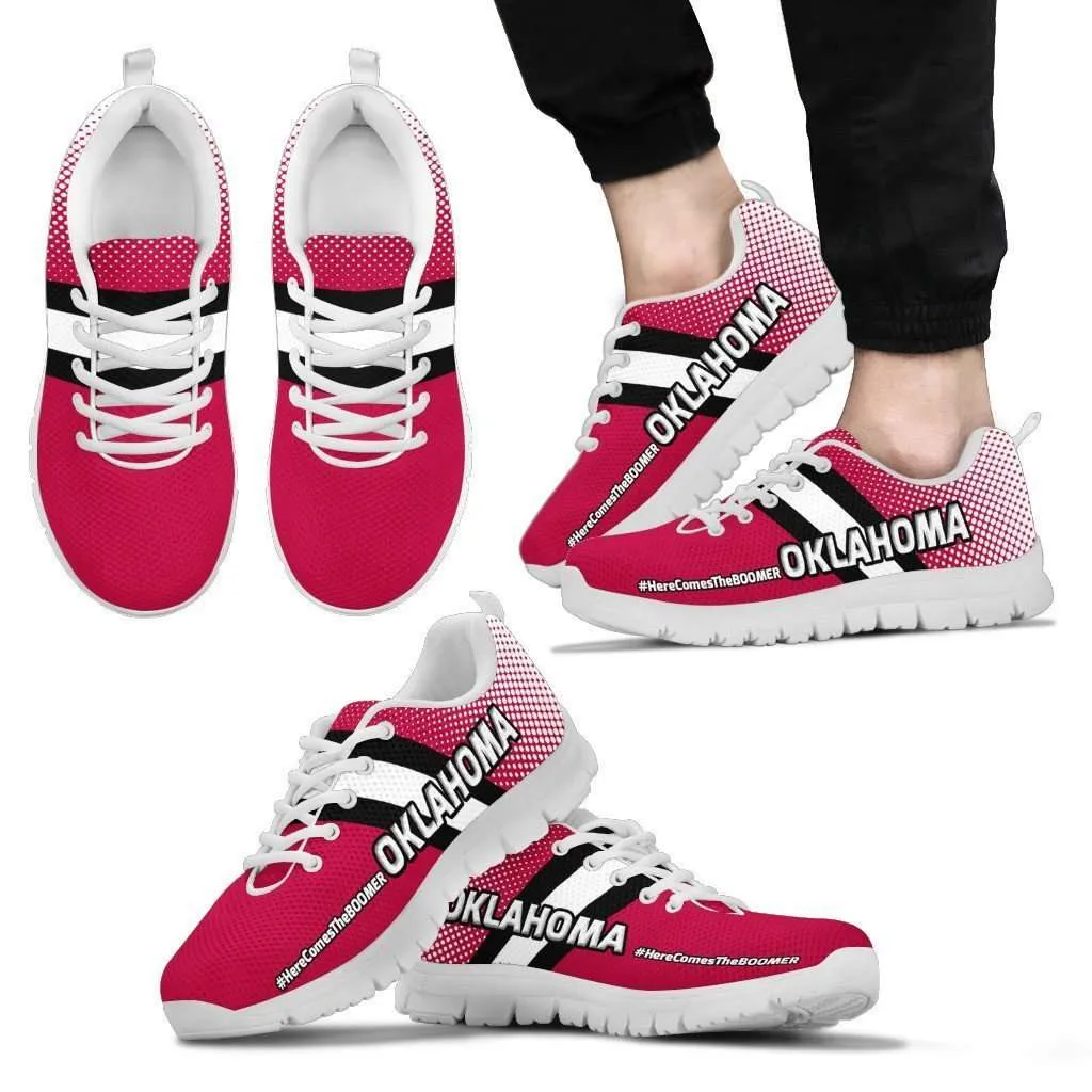 #HereComesTheBoomer Oklahoma Fan Running Shoes