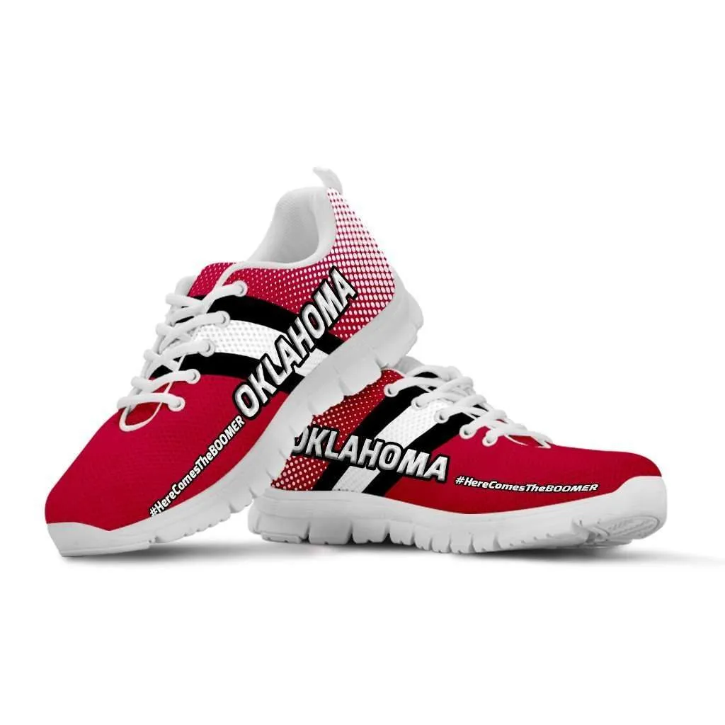 #HereComesTheBoomer Oklahoma Fan Running Shoes