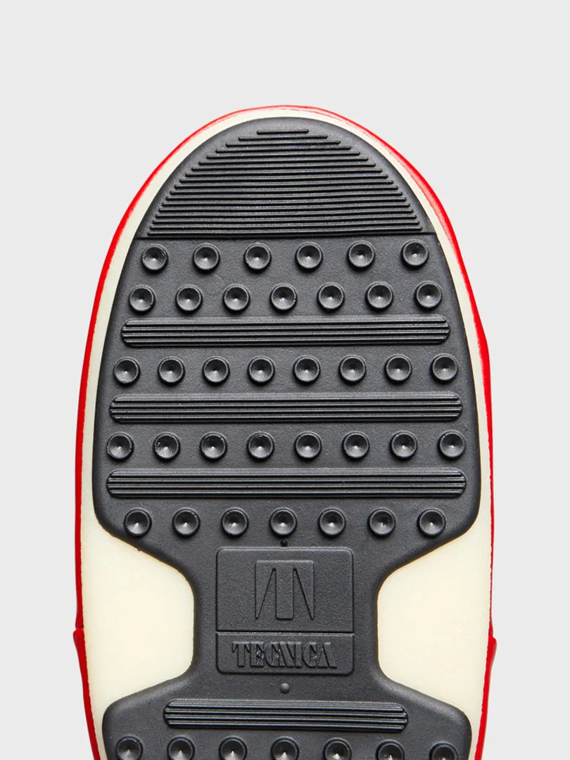 Icon Low Nylon Boots in Red
