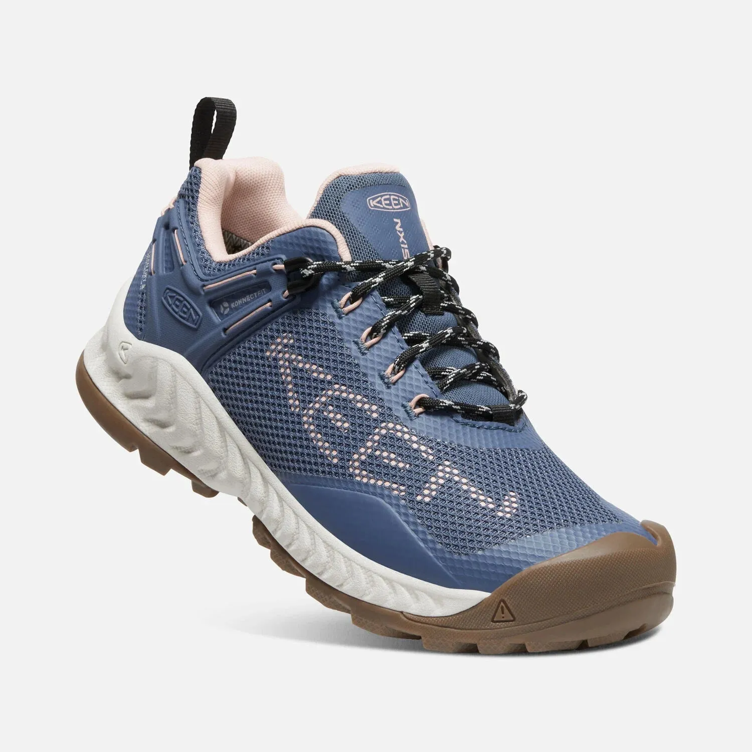 Keen- Women's Nxis Evo Vintage Indigo/Peachy Hiking Shoes 1026684
