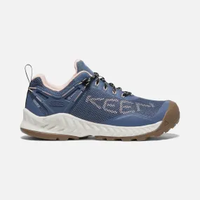 Keen- Women's Nxis Evo Vintage Indigo/Peachy Hiking Shoes 1026684