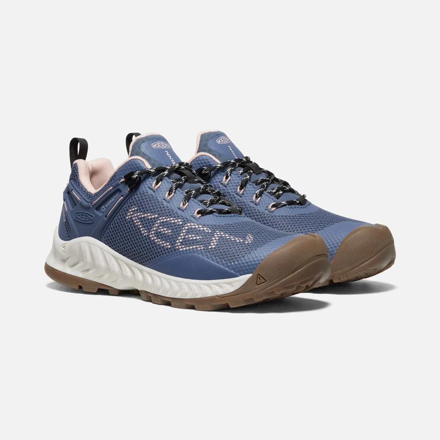 Keen- Women's Nxis Evo Vintage Indigo/Peachy Hiking Shoes 1026684