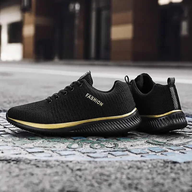 Men's Mesh Lightweight Lace-Up Sneakers