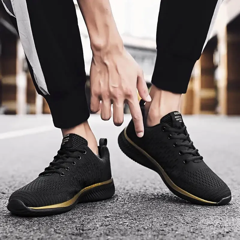Men's Mesh Lightweight Lace-Up Sneakers
