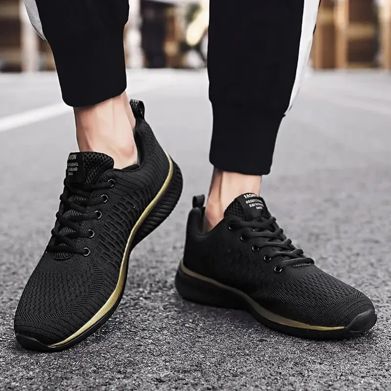 Men's Mesh Lightweight Lace-Up Sneakers