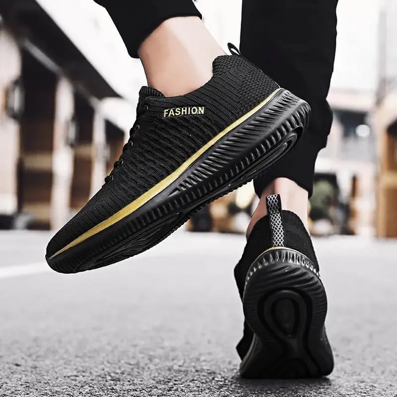Men's Mesh Lightweight Lace-Up Sneakers
