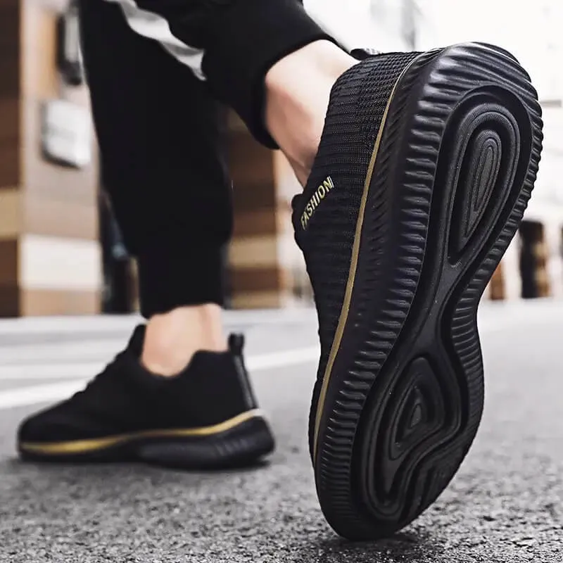 Men's Mesh Lightweight Lace-Up Sneakers