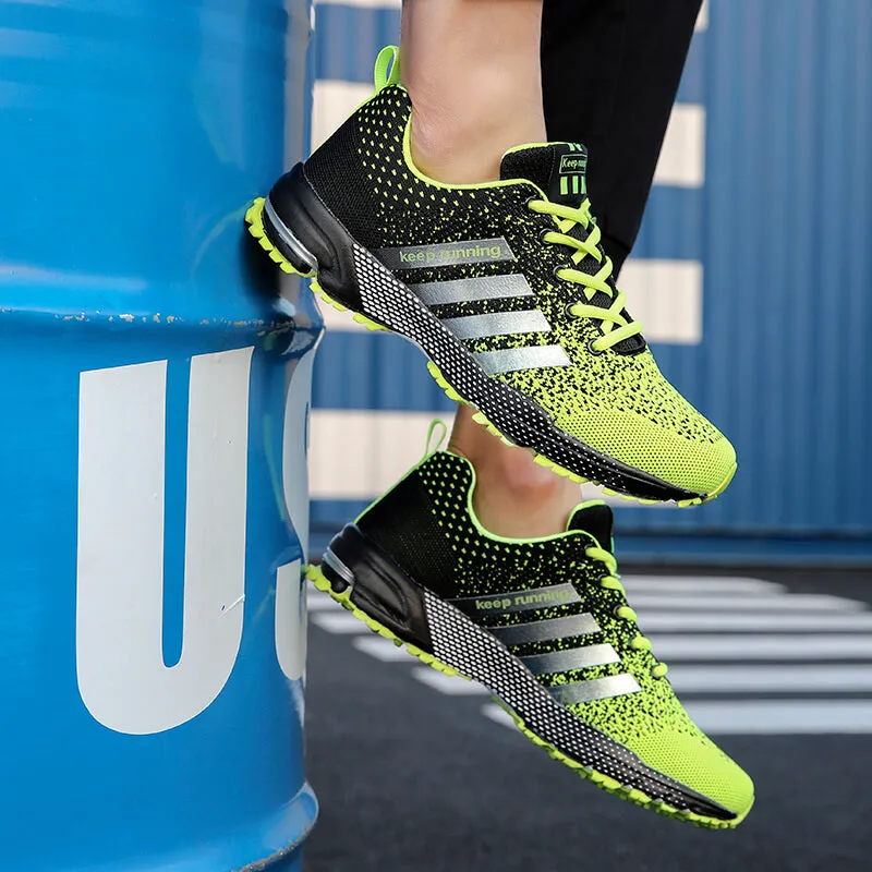 Men's portable breathable running shoes