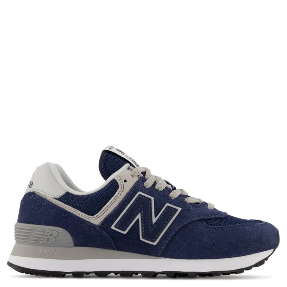 New Balance Women's 574v3 in Navy with White