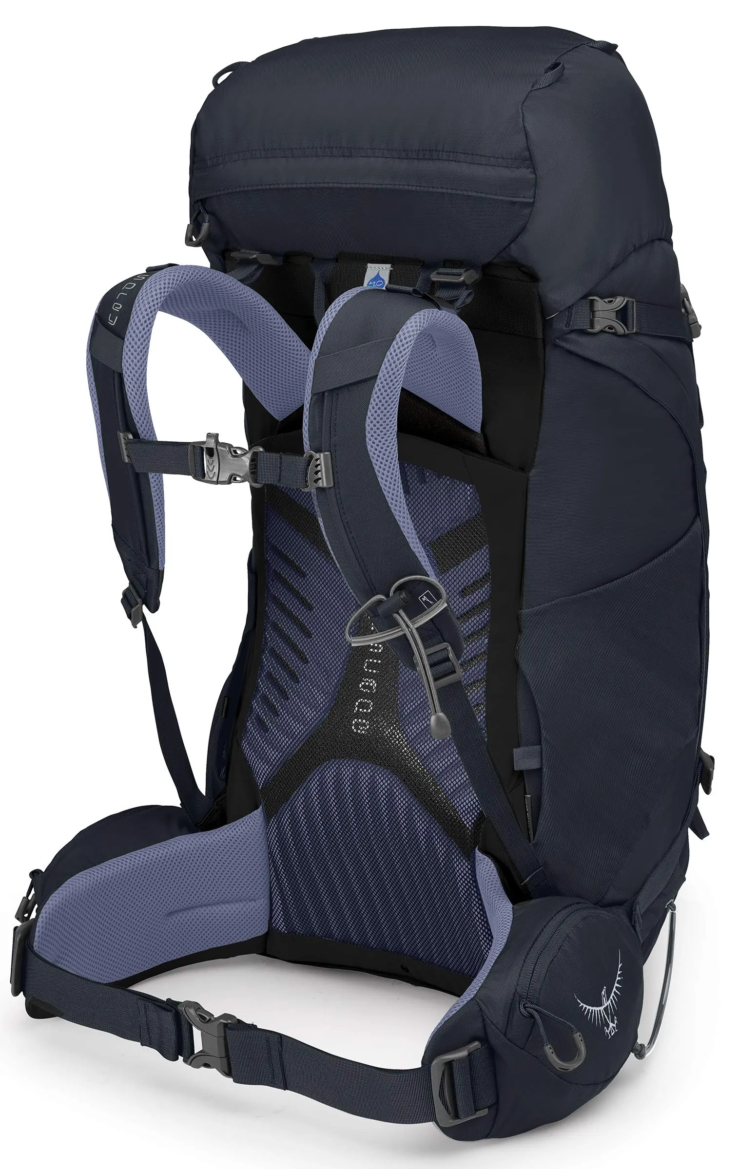 Osprey Packs Kyte 46 Women's Backpack, Siren Grey, WX/Small