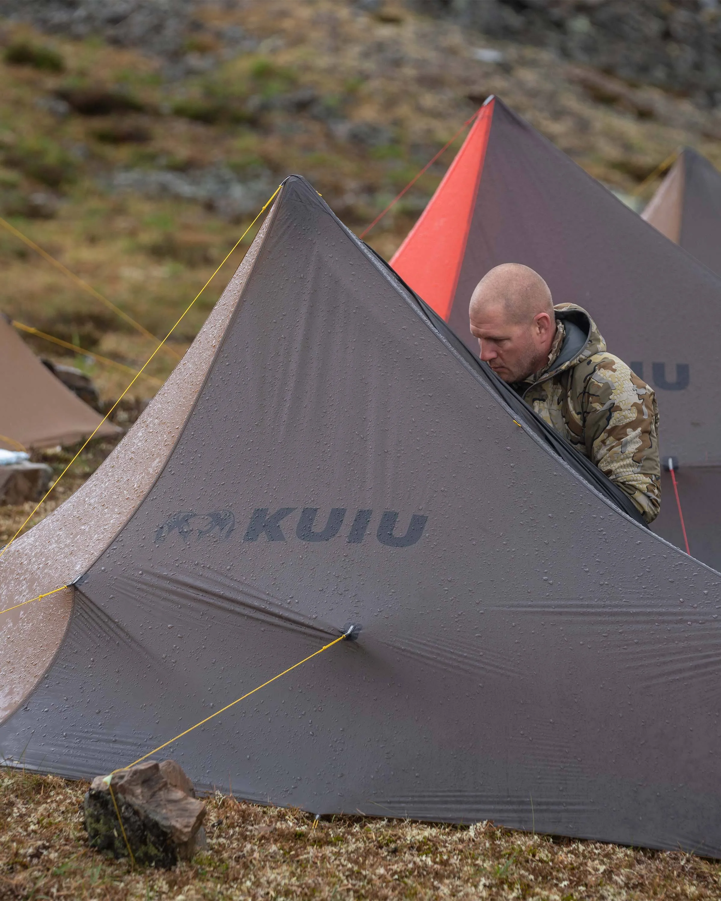 Summit Star 1 Person Tent | Gunmetal-Orange