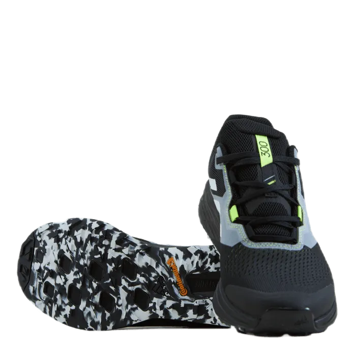 Terrex Two Flow Trail Running Shoes Core Black / Crystal White / Solar Yellow