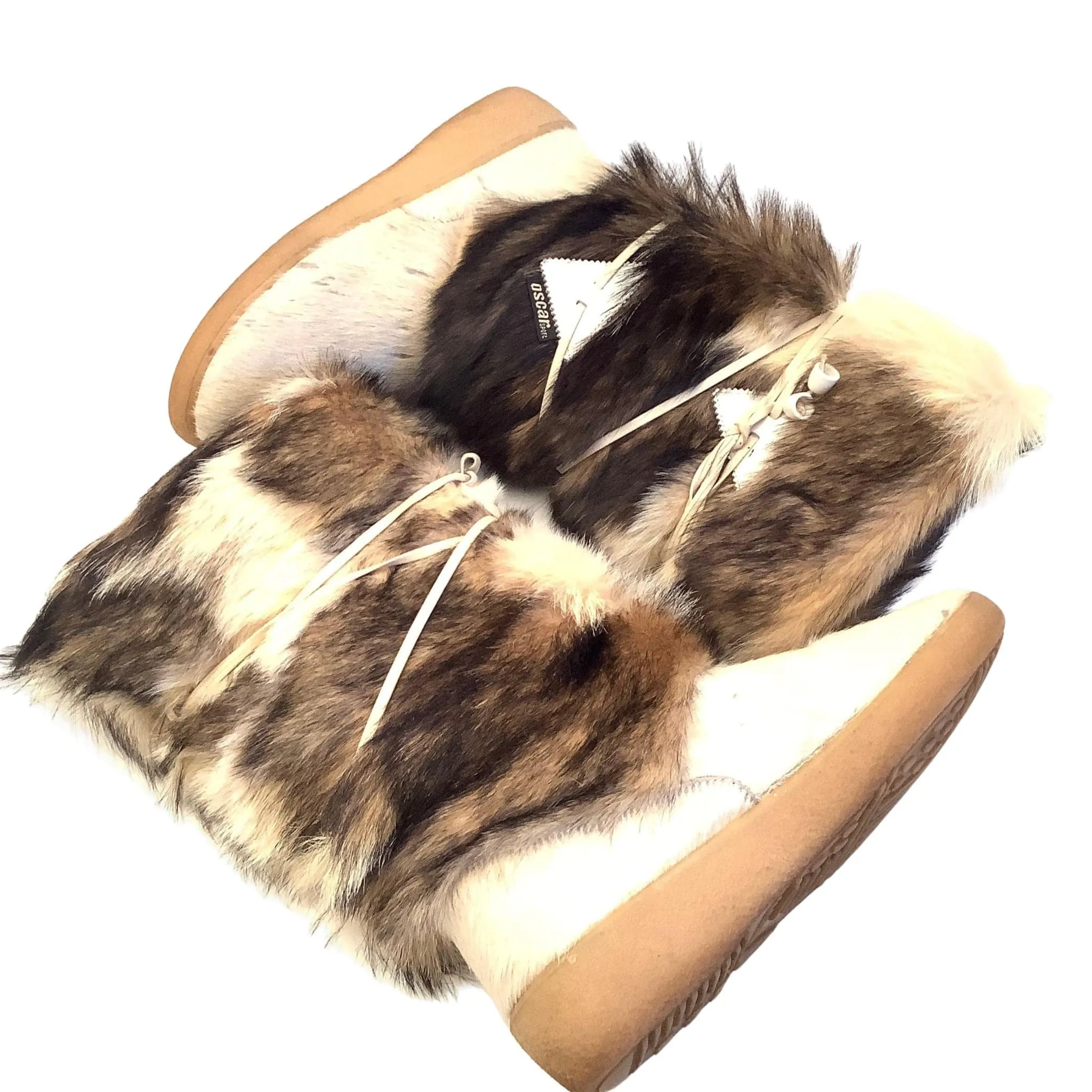 Vintage Fur Snow Boots