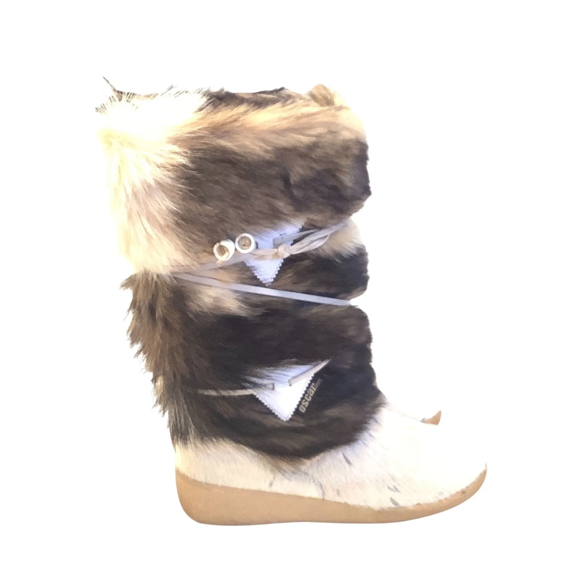 Vintage Fur Snow Boots