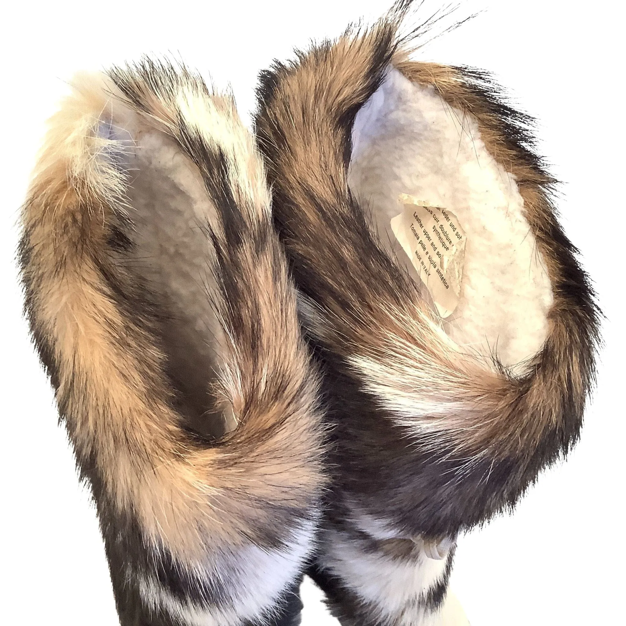 Vintage Fur Snow Boots