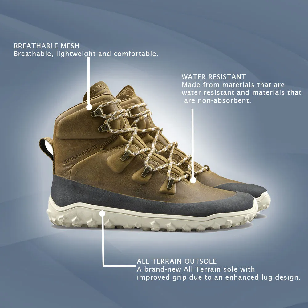 Vivobarefoot Tracker Leather AT - Tan (Mens)